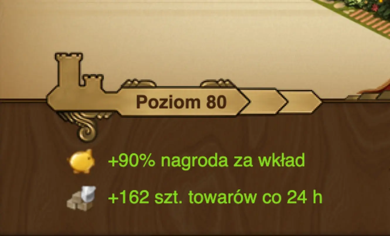 Arka na poziomie 80