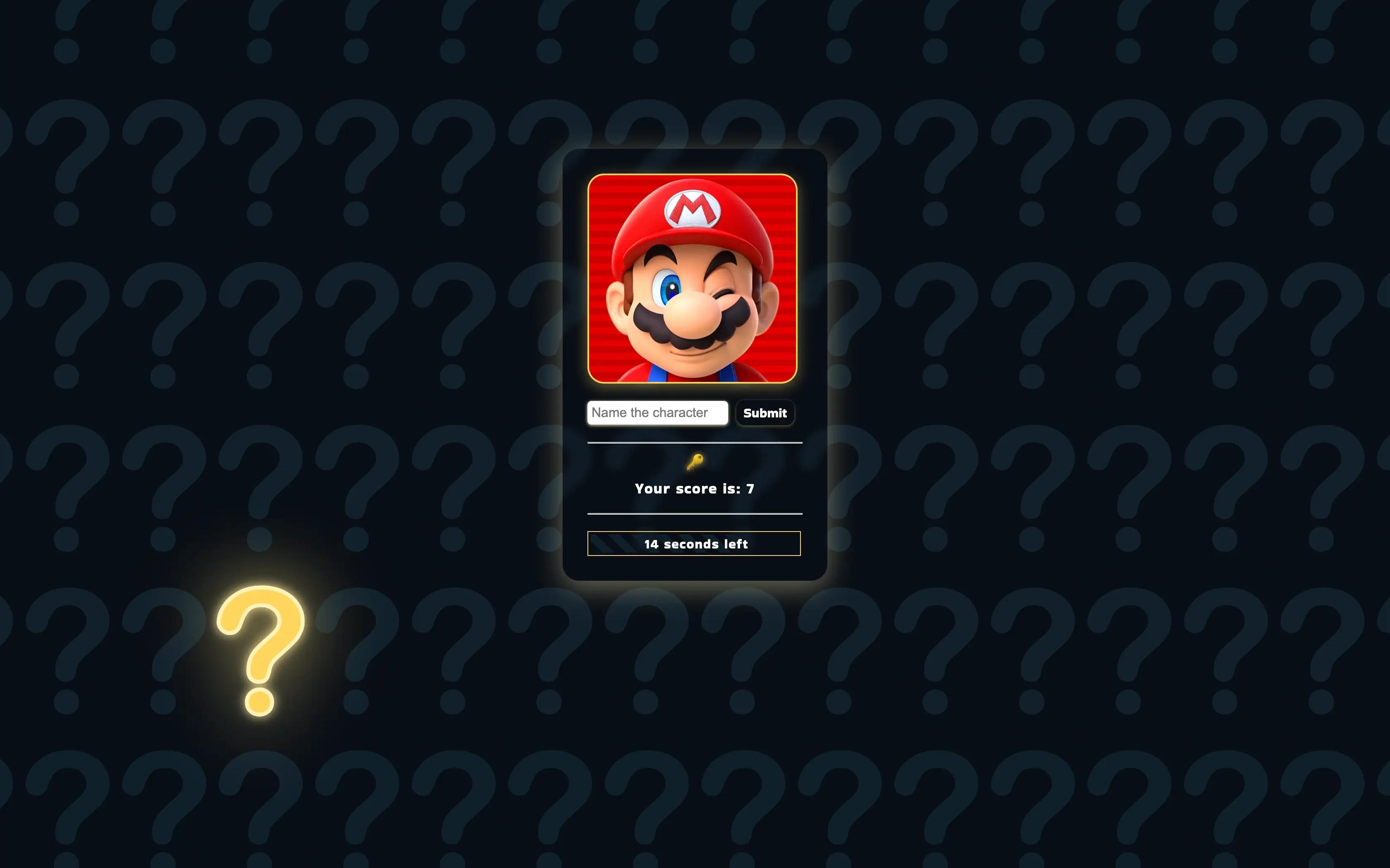 Image of the Guess Character project