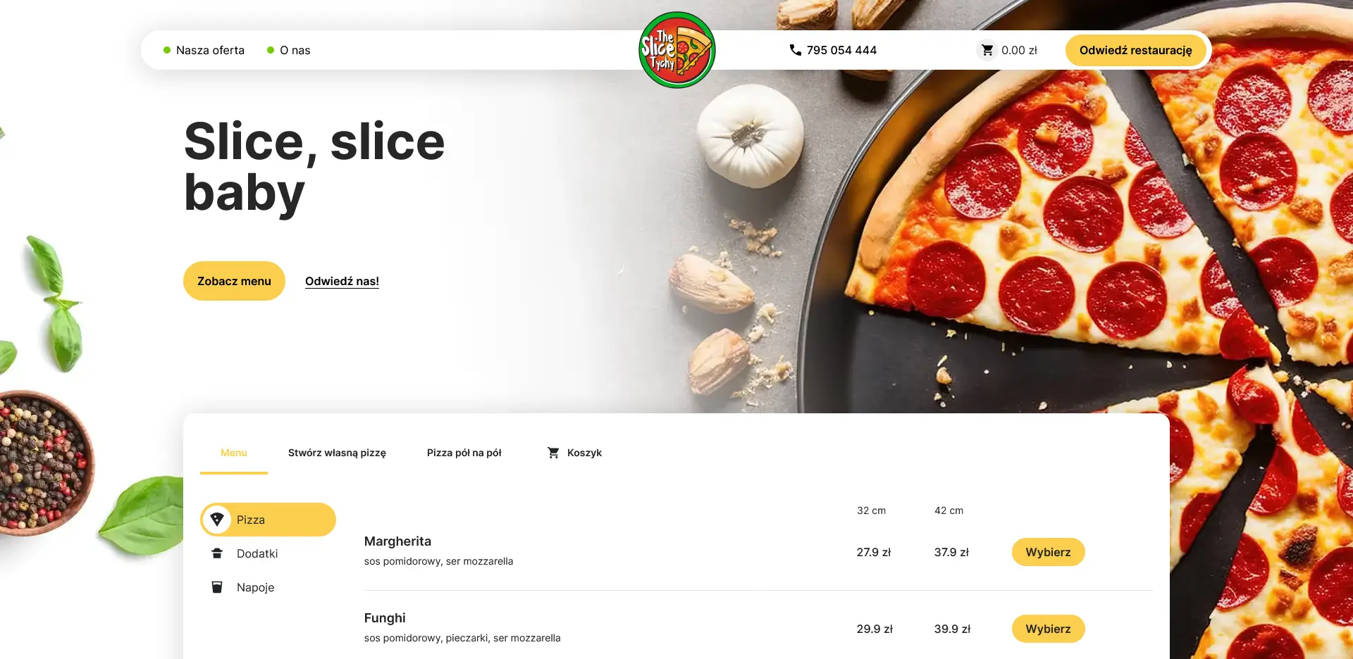 Screenshot of The Slice project